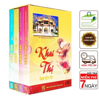 Sách - Trọn Bộ 4 Tập Khai Thị ( Hòa Thượng Tuyên Hóa )