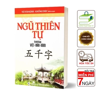 Sách - Ngũ Thiên Tự - Trình Bày Việt - Hán - Nôm ( Bìa Mềm )