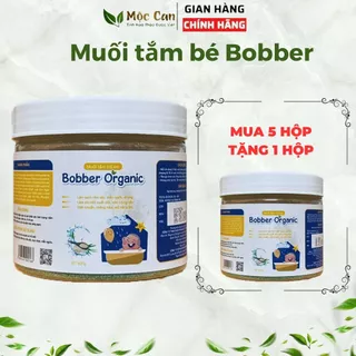 Muối Tắm Bé Thảo Dược BobBer Organic, Muối tắm sinh dược từ thiên nhiên sạch rôm sảy, viêm da, tăng đề kháng cho bé