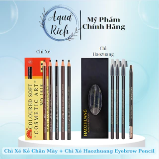 CHÌ MÀY XÉ KẺ CHÂN MÀY COSMETIC ART 2 TEM + CHÌ XÉ Haozhuang Eyebrow Pencil