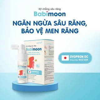 Xịt chống sâu răng Babimoon cho trẻ em, giúp làm sạch miệng, ngăn ngừa sâu răng, bảo vệ men răng chắc khoẻ  (Chai 30ml)