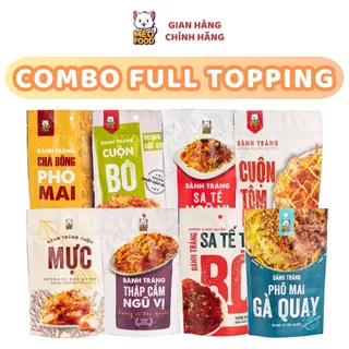 COMBO 8 VỊ BÁNH TOPPING MÈO FOOD