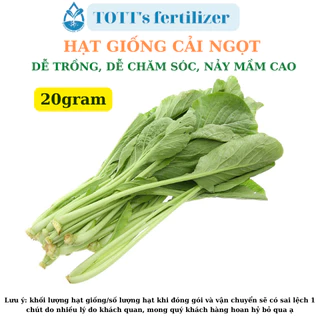 Hạt giống Cải ngọt khối lượng 20gr dễ trồng TOTT's fertilizer