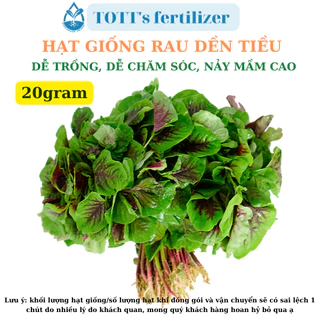 Hạt Giống dền tiều khối lượng 20gram dễ trồng TOTT's fertilizer