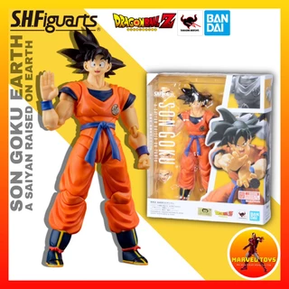 [HỎA TỐC] Mô Hình Chính Hãng SHF SHFiguarts Son Goku Earth A Saiyan Raised On Earth Dragon Ball Z Bandai Tamashii (R)