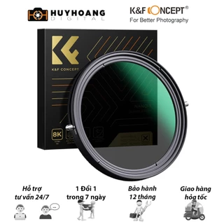 Kính lọc 2 in 1 CPL ND2-32 K&F CONCEPT Series Nano X- quay 8k, kháng nước, chống xước, chống bụi