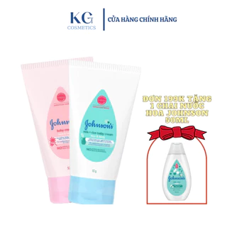 Kem Dưỡng Da Chiết Xuất Sữa Và Gạo Johnson's Milk And Rice Baby Cream 50g (Xanh/Hồng)