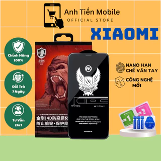 Cường Lực Full Màn KingKong XIAOMI REDMI 10A 10C 12C 13C  NOTE8 PRO NOTE9 NOTE 12 PRO NOTE 13 PRO REDMI 12 POCO C40 C55