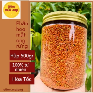 Phấn Hoa Mật Ong Rừng Nguyên Chất 100% Tự Nhiên Hộp 500gr