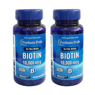 🆘 Viên Uống Mọc Tóc Puritan's Pride Biotin 10000 mcg - 100 viên