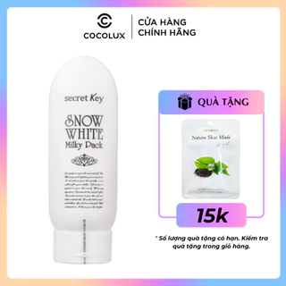 Kem ủ trắng toàn thân Secret Key Snow White Milky Pack 200g COCOLUX