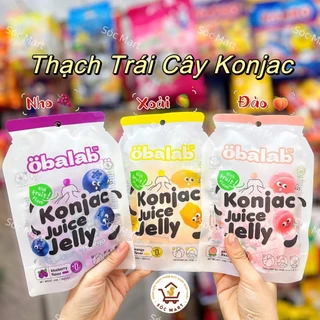 🍇Thạch Trái Cây Konjac Obalab - Gói 108Gram