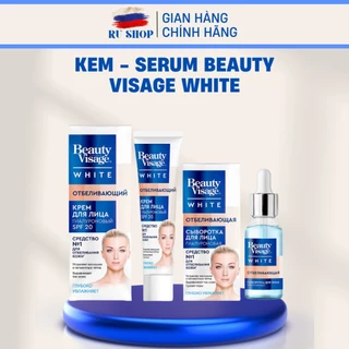 [Mã INBAU154 giảm 15K đơn 99K] Serum và kem dưỡng trắng da mặt Beauty Visage White Fito trắng da mờ nám tàn nhang