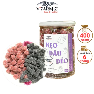 Kẹo dẻo dâu tây dâu tằm Đà Lạt chua ngọt 400g