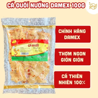 Khô Cá Đuối Nướng Tẩm Gia Vị Ăn Liền Damex 100g Cá Đuối Nướng khô thơm ngon dễ ăn