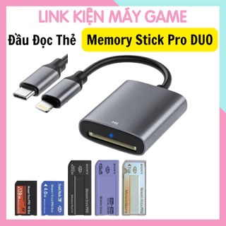 Đầu Đọc Thẻ Sony Memory Stick Pro Duo Dành cho iph 6-14 ,Điện thoại android Type C