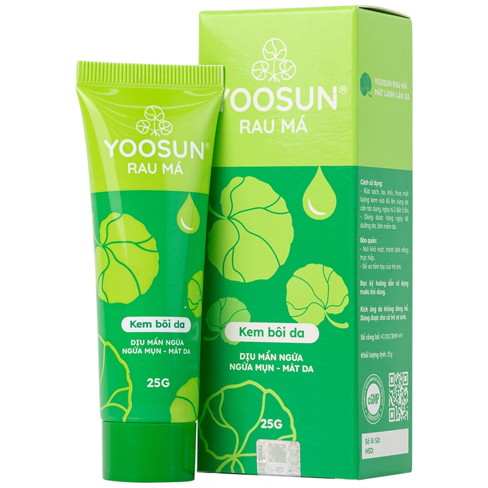 Kem bôi da Yoosun rau má Đại Bắc ngừa mụn, mát da, tránh sẹo (Tuýp 25g)