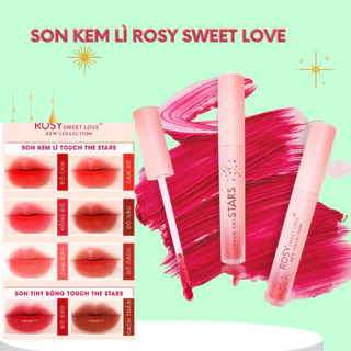 Son thỏi sáp ROSY SWEETLOVE hàng chính hãng, không chì, siêu lì, mềm môi,<màu Cam Đào>