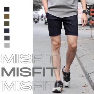 Quần short kaki nam cao cấp MISFIT chất vải dày dặn ,quần short chất kaki thun co giãn MOI2