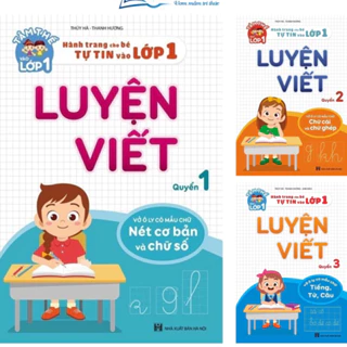 Sách - Bộ 3 Luyện Viết - Hành trang cho bé tự tin vào lớp 1