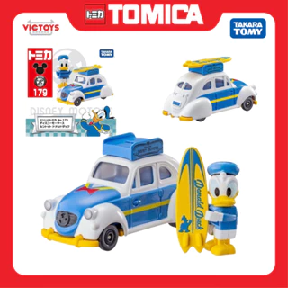 Xe mô hình Vịt Donald TOMICA DREAM No.179 DISNEY MOTORS RUNTOTTO DONALD 915539 Fullbox Chính Hãng Takara Tomy - Victoys