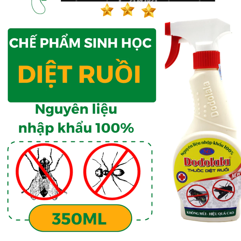 Xịt ruồi sinh học dodolala chai 520ml