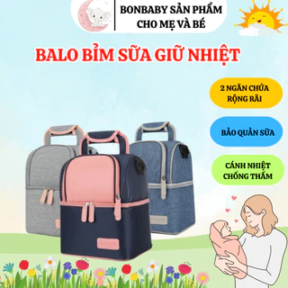 Ba lô giữ nhiệt đựng bỉm sữa cao cấp sành điệu cho Mẹ