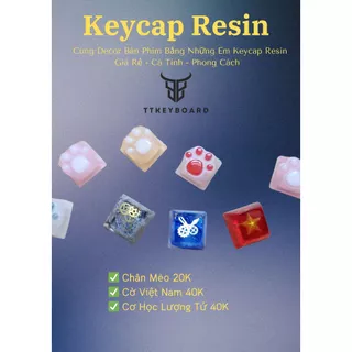 Keycap Resin Decor Bàn Phím Giá Rẻ - TTKeyboard - OEM Profile - SA Profile