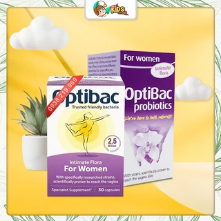 Men vi sinh Optibac For Women Probiotics tím 30v, 90v nội địa Anh - Optibac Tím