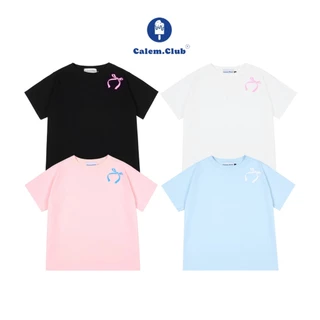 Calem Club - Áo nữ Baby tee in NƠ vải thun cotton 230gsm form Boxyfit