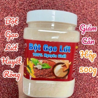 Bột gạo lứt huyết rồng rang xay nguyên chất - Hộp 500g