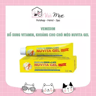 Gel Dinh Dưỡng Guvita Gel Vemedim Bổ Sung Vitamin Và Khoáng Chất Cho Chó Mèo Tuýp 120g