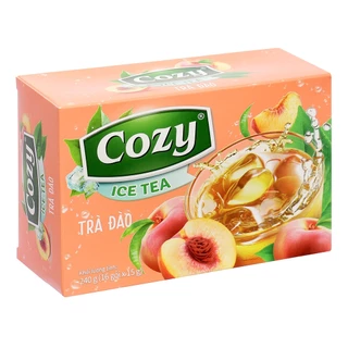 TRÀ COZY ĐÀO HOÀ TAN HỘP 16 GÓI