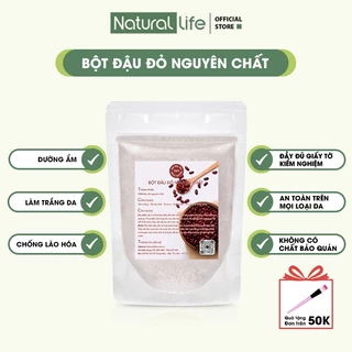 1Kg Bột Đậu Đỏ Nguyên Chất Đắp Mặt, Tắm Trắng, Dưỡng Da - Natural Life