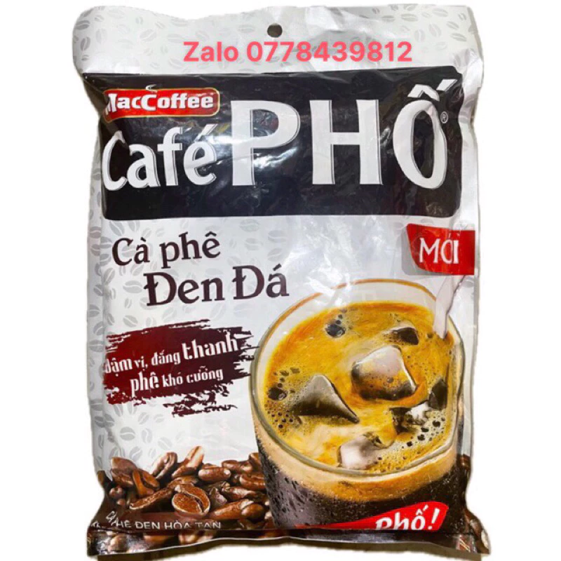 Cafe đen đá Maccoffee Cafe Phố - Túi 560gr