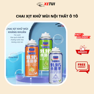 Chai Xịt Khử Mùi Nội Thất Ô Tô, Khử Khuẩn Điều Hòa Xe Hơi Nhiều Mùi Hương 180ML