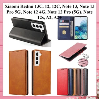 Bao da Xiaomi Redmi 13C, 12, 12C, Note 13, Note 13 Pro 5G, Note 12 4G, Note 12 Pro (5G), Note 12s, A2, A2+ dạng nắp gập