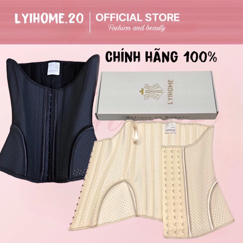 [CHÍNH HÃNG] ĐAI NỊT BỤNG LATEX CẢI TIẾN  ĐAI CAO SU NON NHIỀU THANH XƯƠNG THÉP ĐỊNH HÌNH EO LYIHOME