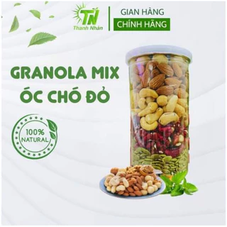 Granola Mix Óc Chó Đỏ Siêu Hạt Dành Cho Bà Bầu, Ăn Kiêng, Giảm Cân Hàng Chất Lượng