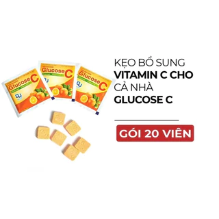 Viên ngậm vitamin C 1 GÓI GLUCOSE C bổ sung vitamin C cho cơ thể