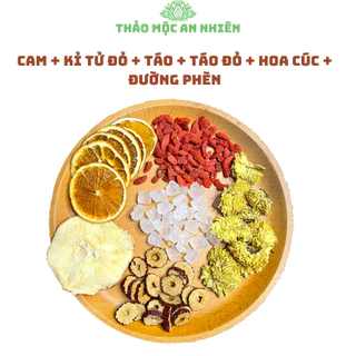 Trà Detox 5 vị thảo mộc - Hoa quả (Set 10/30 Gói), đẹp da, đẹp dáng, thanh lọc cơ thể, mát gan giải độc, an thần, dễ ngủ