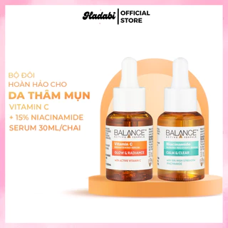 Tinh Chất Dưỡng Trắng Da Mờ Thâm, Serum Dưỡng Ẩm Balance Active Formula Serum 30ml (Vitamin C, Niacinamide) Hadabi