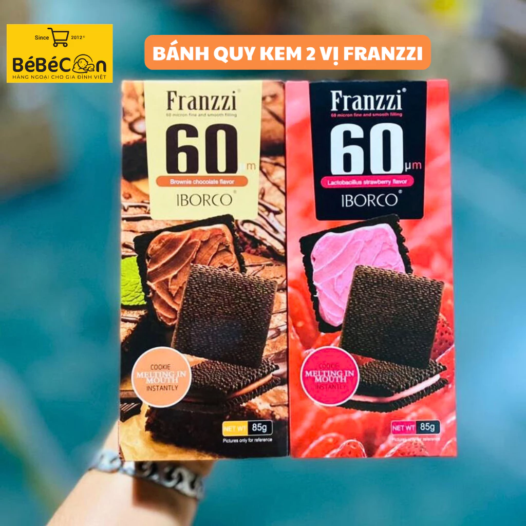 Bánh Quy Kem 2 Vị Franzzi Hộp 85G