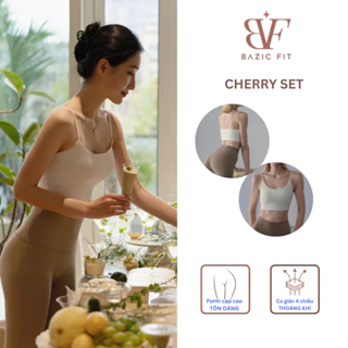 Set đồ tập dáng dây mảnh năng động sang trọng BAZIC FIT chiếm trọn tình yêu từ chị em ngay từ lần đầu tiên