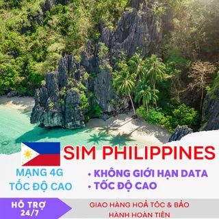 SIM DU LỊCH PHILIPPINES 4-30 NGÀY - KHÔNG CẦN KÍCH HOẠT - CÓ ESIM