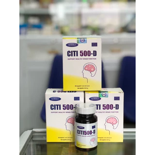 CITI 500-D,giúp bổ não,tăng cường lưu thông máu,tăng cường trí nhớ