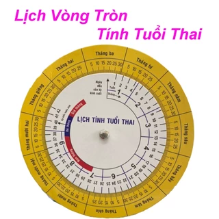 Lịch Vòng Tròn Tính Tuổi Thai