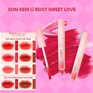 Son thỏi sáp ROSY SWEETLOVE hàng chính hãng, không chì, siêu lì, mềm môi,<màu Cam Đào>