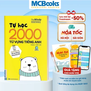 Sách - Tự Học 2000 Từ Vựng Tiếng Anh Theo Chủ Đề Phiên Bản Khổ Nhỏ Dành Cho Người Học Căn Bản - Học Kèm App Online