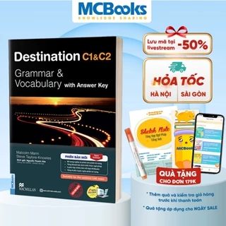 Sách - Destination C1&C2 Grammar and Vocabulary (Kèm Đáp Án) Tặng Audio và bài tập thực hành MCBooks